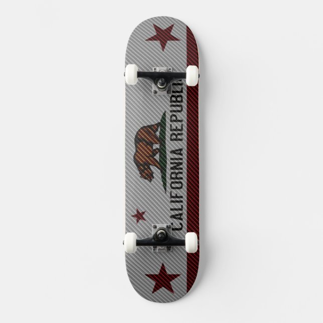 California Republic Carbon Fiber Skateboard Deck (Front)
