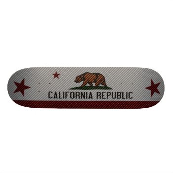 California Republic Carbon Fiber Skateboard Deck by LGD_Skateboards at Zazzle