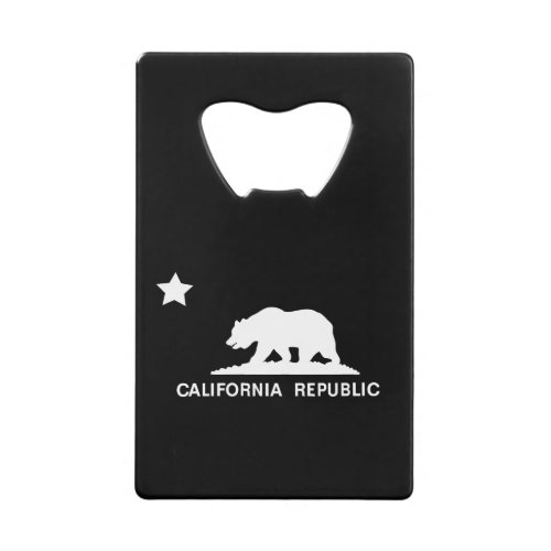 California Republic Credit Card Bottle Opener