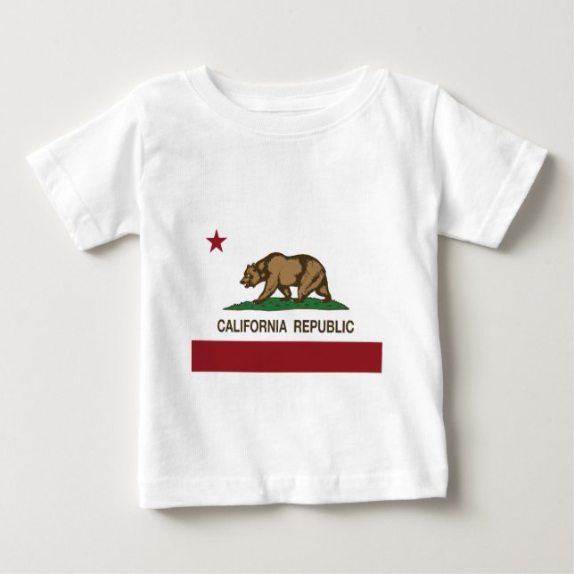 California Republic Flag Baby T-Shirt (Front)