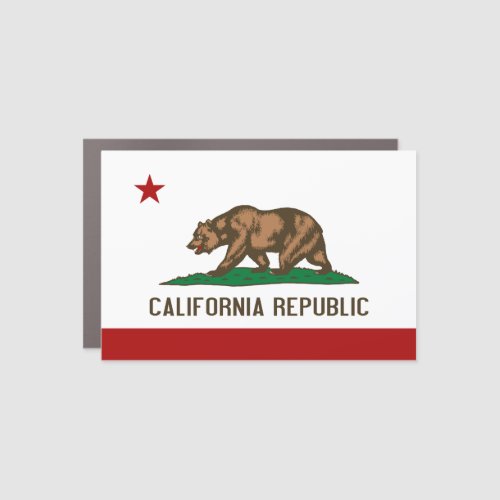  California Republic Flag Car Magnet