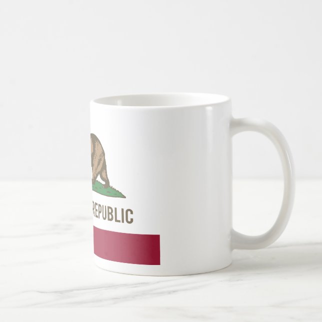 California Republic Flag - Color Coffee Mug (Right)