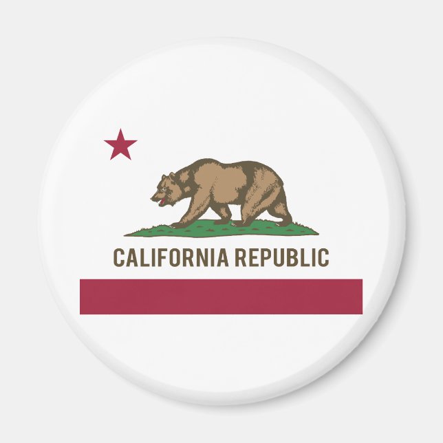 California Republic Flag - Color Magnet (Front)