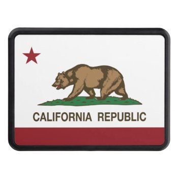 California Republic Flag Hitch Cover by CaliforniaFlag at Zazzle