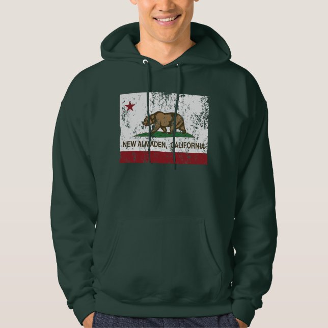California Republic Flag New Almaden Hoodie (Front)