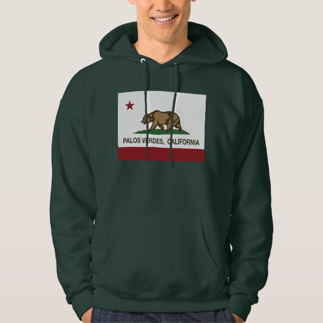 California Republic Flag Palos Verdes Hoodie (Front)