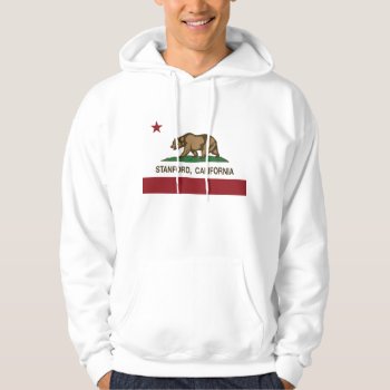 California Republic Flag Stanford Hoodie by LgTshirts at Zazzle