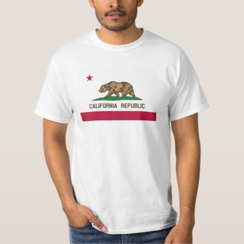 California Republic flag t shirts
