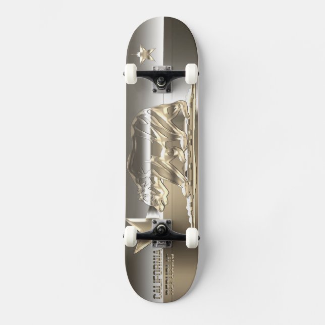 CALIFORNIA REPUBLIC Golden Metals Skateboard (Front)