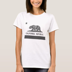 California Republic Grizzly Bear Flag T-Shirt