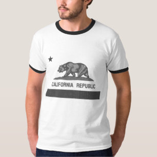 California Republic Grizzly Bear Flag T-Shirt