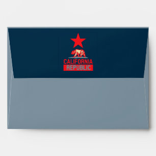California Republic in Pop Style Envelope