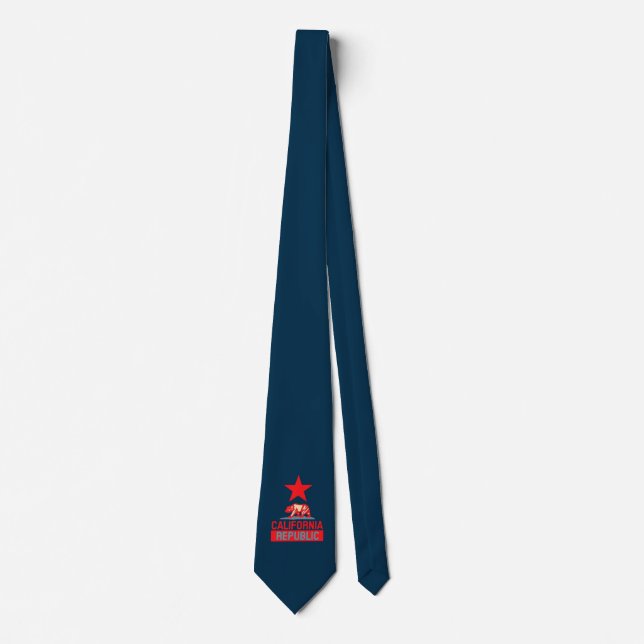 California Republic in Style Neck Tie (Front)