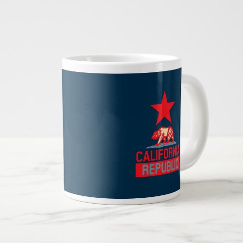 California Republic in Urban Hope Style Large Coffee Mug