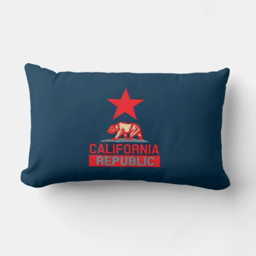 California Republic in Urban Hope Style Lumbar Pillow