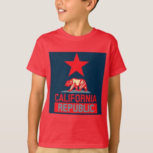 California Republic in Urban Hope Style T_Shirt