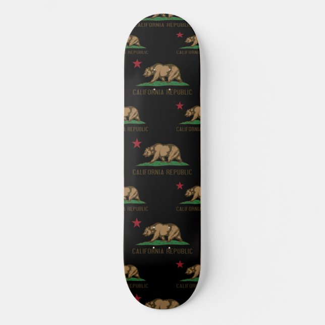 California Republic Pattern 1 Skateboard Deck (Front)