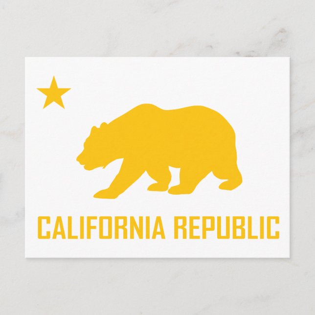California Republic Postcard (Front)