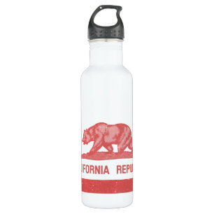 California Republic (Red) Water Bottle