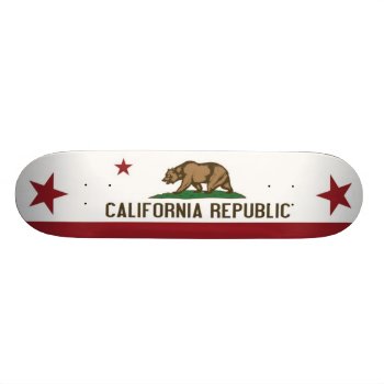 California Republic Skateboard by LGD_Skateboards at Zazzle