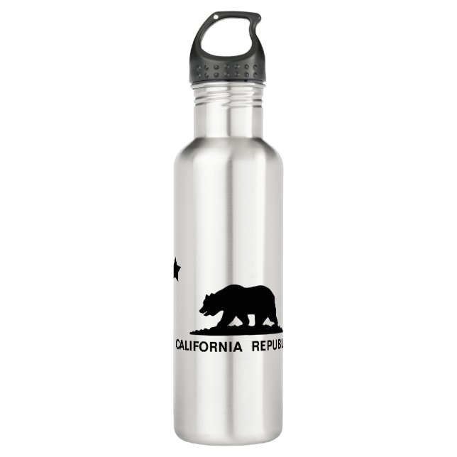 California Republic Stainless Steel Water Bottle (Front)