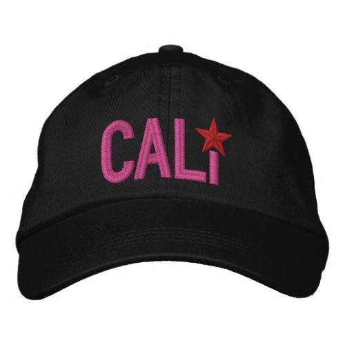 California Republic STAR Embroidery Embroidered Baseball Cap