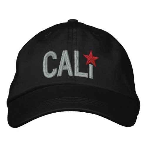 California Republic STAR Embroidery Embroidered Baseball Hat