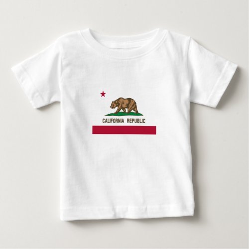 California Republic State Flag Baby T_Shirt
