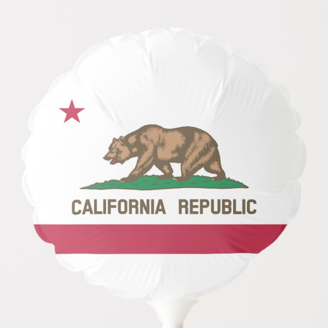 California Republic State Flag Balloon (Front)