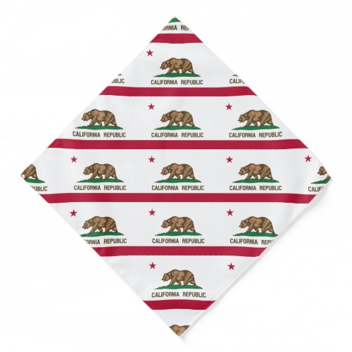 California Republic State Flag Bandana