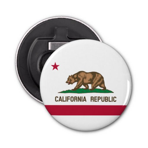 California Republic State Flag Bottle Opener