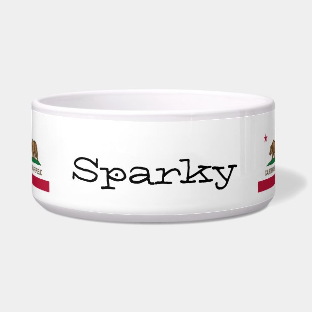 California Republic (State Flag) Bowl (Front)