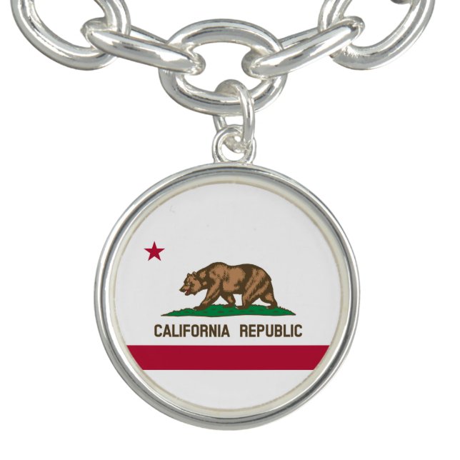 California Republic State Flag Bracelet (Design)