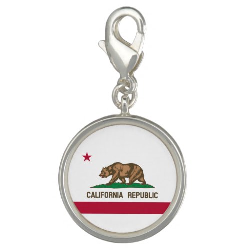 California Republic State Flag Charm