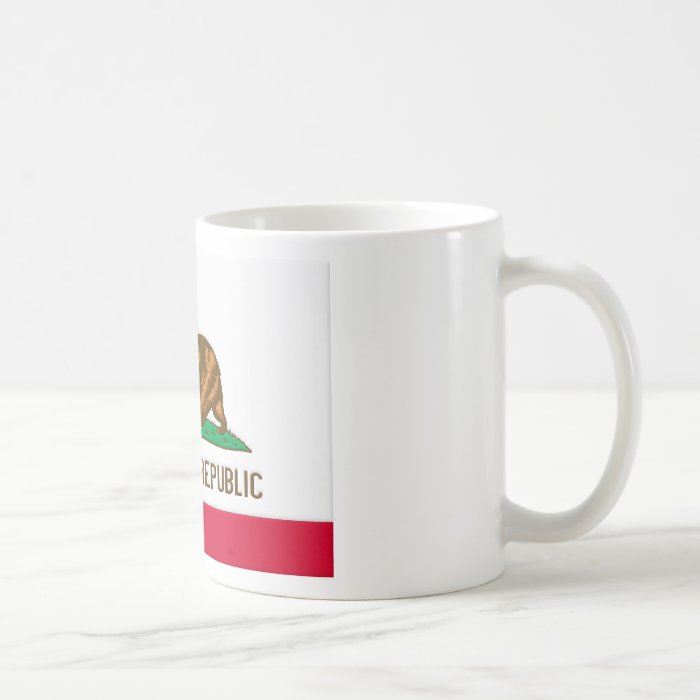 California Republic State Flag Coffee Mug