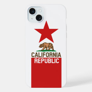 CALIFORNIA REPUBLIC State Flag Decor iPhone 15 Plus Case