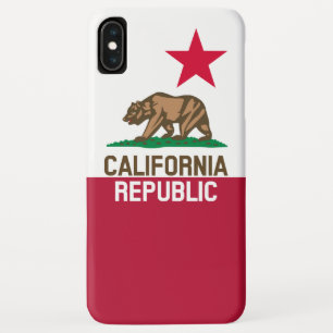CALIFORNIA REPUBLIC State Flag Fitted Designs iPhone XS Max Case