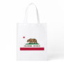 California Republic State Flag Grocery Bag
