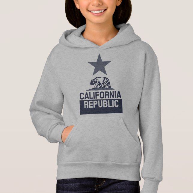 CALIFORNIA REPUBLIC State Flag Hoodie (Front)