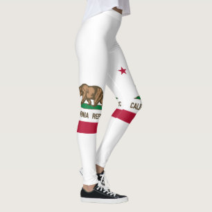 California Republic State Flag Leggings