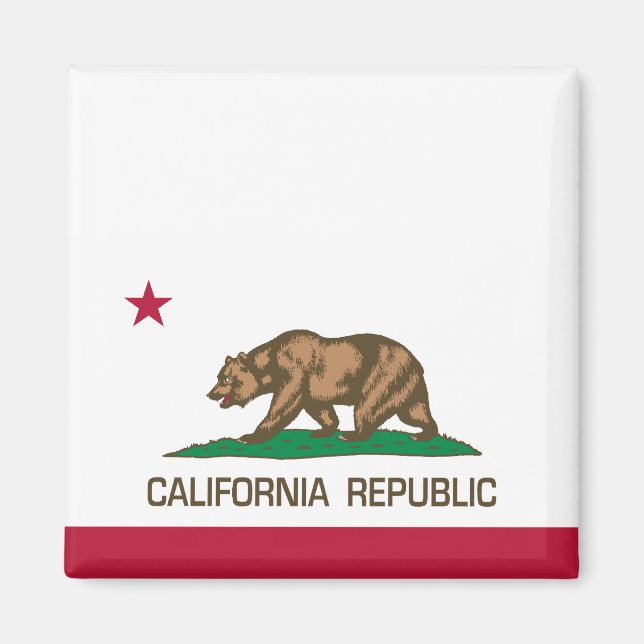 California Republic (State Flag) Magnet (Front)