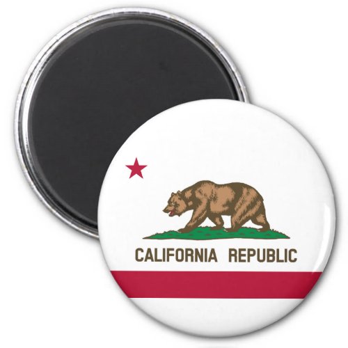 California Republic State Flag Magnet