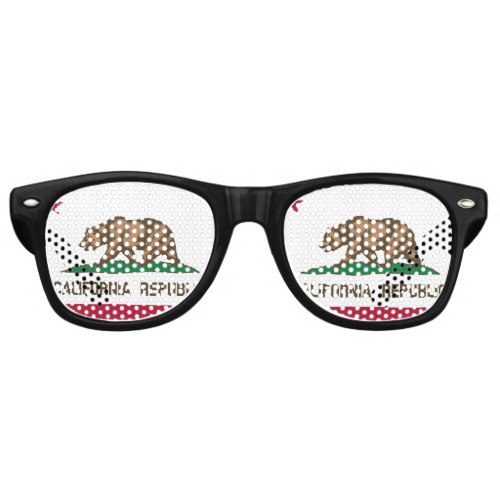 California Republic state flag party shades