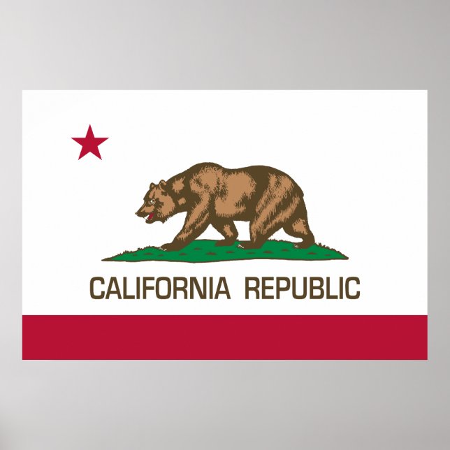 California Republic (State Flag) Poster (Front)