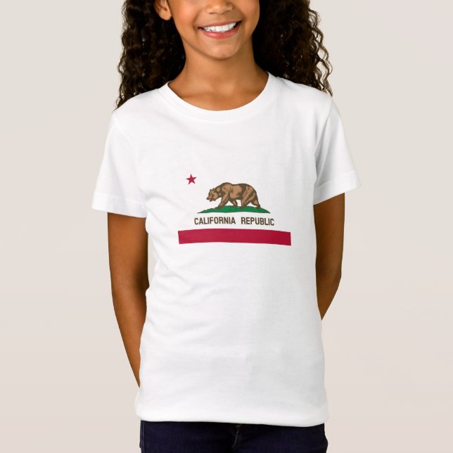 California Republic State Flag T-Shirt (Front)
