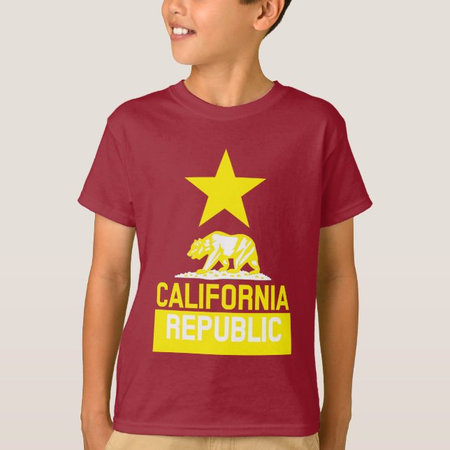 CALIFORNIA REPUBLIC State Flag T-Shirt (Front)