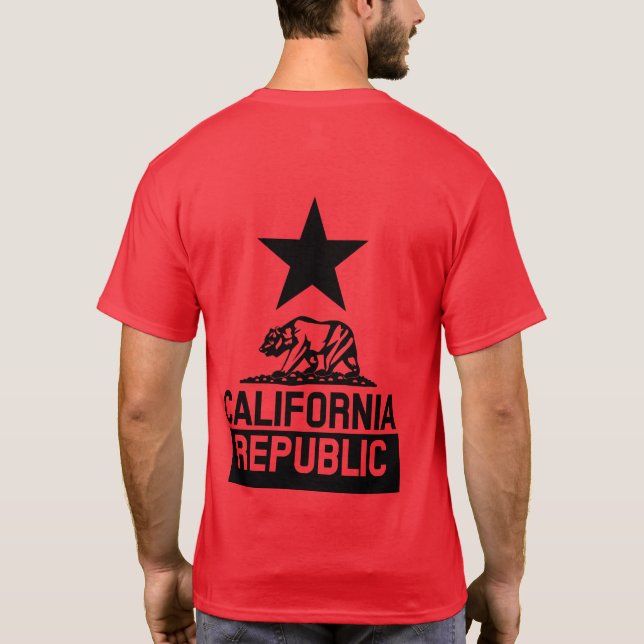 CALIFORNIA REPUBLIC State Flag T-Shirt (Back)