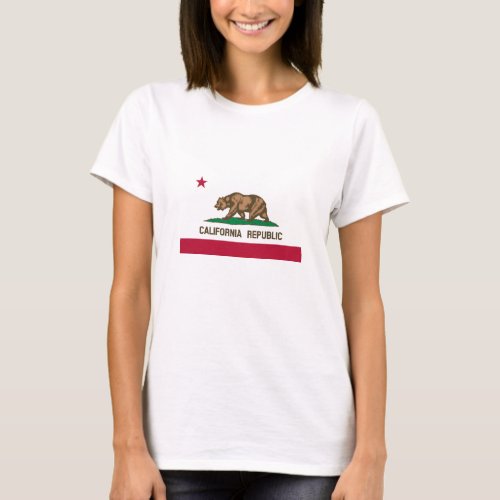 California Republic State Flag T_Shirt