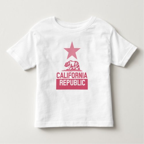 CALIFORNIA REPUBLIC State Flag Toddler T_shirt