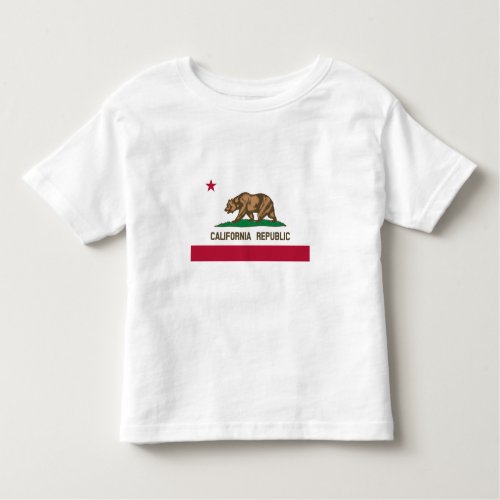 California Republic State Flag Toddler T_shirt